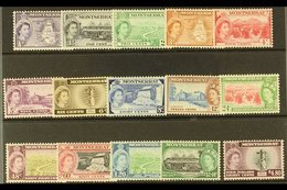 1953-62 Pictorial Definitive Set, SG 136a/49, Never Hinged Mint (15 Stamps) For More Images, Please Visit Http://www.san - Montserrat