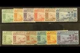 ENGLISH INSCRIPTIONS 1938 Lopevi Island Gold Currency Set Complete, SG 52/63, Very Fine And Fresh Mint. (12 Stamps) For  - Andere & Zonder Classificatie