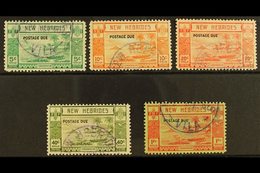 ENGLISH: 1938 POSTAGE DUE Complete Set, SG D6/10, Fine Violet Vila Cds's, Scarce Issue. (5) For More Images, Please Visi - Otros & Sin Clasificación