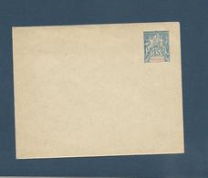 MARTINIQUE 1892  ENVELOPPE  Pré Oblitérée 15 C Bleu - Cartas & Documentos