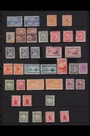 1899-1903 MINT COLLECTION Presented On A Stock Page That Includes A 1899-1903 No Wmk Pictorial Complete "Basic" Set Of A - Other & Unclassified
