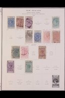 POSTAL FISCAL 1882-1930. MOSTLY USED SELECTION On Printed Pages. All Different & Includes 1882 Revenue 30s Brown Used, £ - Autres & Non Classés