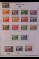 1947-1999 VERY FINE MINT / NHM COLLECTION. An Attractive, Comprehensive Collection In A Printed Album, Apparently Comple - Norfolk Island