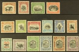 1925-28 Centres In Black - Perf 12½ Set To $2, SG 277/92, Very Fine Mint (16 Stamps) For More Images, Please Visit Http: - Noord Borneo (...-1963)