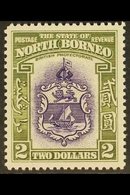 1939 $2 Violet & Olive Green, SG 316, Never Hinged Mint For More Images, Please Visit Http://www.sandafayre.com/itemdeta - Nordborneo (...-1963)