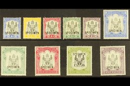 1897-00 Set Complete Opt'd "SPECIMEN", SG 43s/51s, Mint Part OG, Lovely Fresh Stamps (10) For More Images, Please Visit  - Nyasaland (1907-1953)