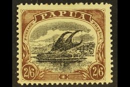 1907 2s 6d Black And Chocolate, Large Papua, Wmk Sideways, SG 48, Very Fine And Fresh Mint. For More Images, Please Visi - Papúa Nueva Guinea