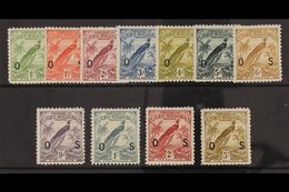 OFFICIALS 1931 "OS" Ovpt On Set With Dates, SG O31/41, Very Fine Mint. (11 Stamps) For More Images, Please Visit Http:// - Papoea-Nieuw-Guinea