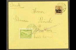 LOCAL TOWN POST PRZEDBORZ 1918 (19 Feb) Censored Printed Matter Cover, Franked Russian Poland 3pf Tied By "Warschau" C.d - Other & Unclassified