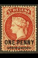 1880 1d Lake (Type B), Perf 14, SG 27, Fine Mint For More Images, Please Visit Http://www.sandafayre.com/itemdetails.asp - Sint-Helena