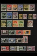 1912-1935 FINE MINT COLLECTION On A Stock Page, ALL DIFFERENT, Includes 1912-16 Set (ex 2d), 1912 & 1913 KGV Sets, 1922- - Saint Helena Island