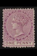 1871 1d Magenta, SG 2, Fine Mint. For More Images, Please Visit Http://www.sandafayre.com/itemdetails.aspx?s=648367 - St.Christopher-Nevis-Anguilla (...-1980)