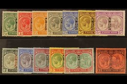 1920-22 Complete Set Overprinted "SPECIMEN", SG 24/36s, Very Fine Mint. (13) For More Images, Please Visit Http://www.sa - St.Kitts E Nevis ( 1983-...)