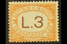 POSTAGE DUE 1925-39 3L Orange, Mi 25, SG D123, Never Hinged Mint For More Images, Please Visit Http://www.sandafayre.com - Otros & Sin Clasificación