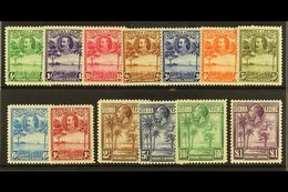 1932 KGV Pictorial Set, SG 155/67. Mostly Fine Mint (13 Stamps) For More Images, Please Visit Http://www.sandafayre.com/ - Sierra Leone (...-1960)