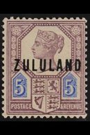 ZULULAND 1888-93 5d Dull Purple & Blue, SG 7, Very Fine Mint. For More Images, Please Visit Http://www.sandafayre.com/it - Unclassified