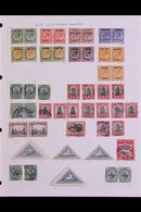 1923-1990's COLLECTION On Leaves, Mint & Used, Includes 1923 Opts To 4d & 1s Pairs Mint, 1923-26 Opts Setting III To 1s  - Südwestafrika (1923-1990)