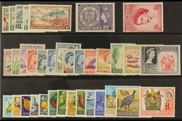 1953-1964 COMPLETE SUPERB MINT & NHM COLLECTION MINT On A Stock Card, All Different, Most Stamps Are Never Hinged. Inclu - Southern Rhodesia (...-1964)