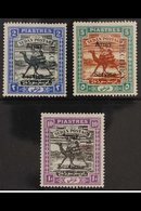 ARMY OFFICIALS 1906 - 11 Wmk Quatrefoil Set Of 3, Overprinted "Specimen", SG A14/16, Very Fine Mint. For More Images, Pl - Sudan (...-1951)
