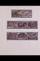 1973 NEVER HINGED MINT COLLECTION In Hingeless Mounts On Leaves, All Different, Includes 1973 King Set To 10b, 1973 Lotu - Thaïlande