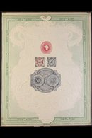 1839 WHITING TREASURY ESSAYS The Beautiful Embossed Card Page Printed To Accompany An Article By Charles Whiting Entitle - Autres & Non Classés