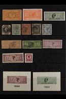 FORGERIES 1854-1929 All Different Group Of Mint & 'used' Forgeries And Facsimiles On Stock Pages, Includes 1840 1d,  6d  - Other & Unclassified