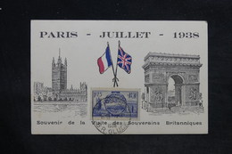 FRANCE - Carte Maximum 1938 - Arc De Triomphe - L 34092 - 1930-1939