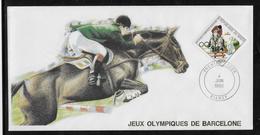 Thème Hippisme - Jeux Olympiques - Sports - Enveloppe - Horses