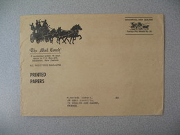 Nouvelle-Zélande The Mail Coach Masterton Registered Magazine  Lettre Postage Paid Permit N° 85 - New Zealand Cover - Storia Postale