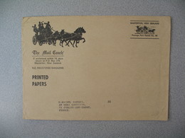 Nouvelle-Zélande The Mail Coach Masterton Registered Magazine  Lettre Postage Paid Permit N° 85 - New Zealand Cover - Covers & Documents