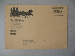 Nouvelle-Zélande The Mail Coach Masterton Registered Magazine  Lettre Postage Paid Permit N° 85 - New Zealand Cover - Storia Postale