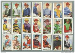 -**§ FAMOUS  JOCKEYS .** Série Van 48 Chromo's - Ruitersport