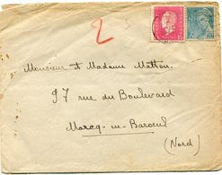 FRANCE LETTRE DEPART (CAMBRAI) 20-?-1945 NORD POUR LA FRANCE - 1944-45 Marianne (Dulac)