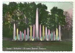 4562 " TORINO-VALENTINO-LA NUOVA FONTANA LUMINOSA "-CART. POST.ORIG.  NON SPED - Parcs & Jardins