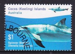 Cocos Islands 2016 Dolphins $1 Spinner Dolphin CTO - Kokosinseln (Keeling Islands)