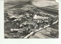 ANGRAIS D AUBY  VUE AERIENNE DE L USINE  DE FEUCHY EXPEDIER PAR PIERRE BOURDE AGENT DE VENTE  CAUDERAN EN GIRONDE 1955 - Auby