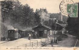 73-AIX-LES-BAINS- LA GARE DE REVARD ET HÔTEL BERNASCON - Aix Les Bains