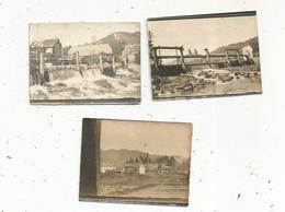 Photographie , Issue D'un Album , SOUVENIR D'ALSACE, 1917-1918 ,  2 Scans,  LOT DE 3 PHOTOS - Lieux