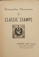 Worldwide Bibliography. 1951. DISTINGUISHING CHARACTERISTICS OF CLASSIC STAMPS EUROPE 19TH CENTURY, EXCEPT OLD GERMAN ST - Altri & Non Classificati