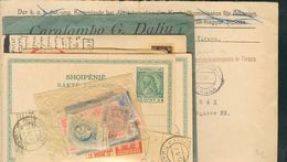 Albania. COVER. (1900ca). Interesting Set Of Single Stamps, Letters And Cards Circulated In Albania In Different Periods - Albania