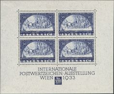 Austria. *Yv 1. 1933. Souvenir Sheet (stamps Never Hinged).WIPA. VERY FINE.   Yvert 2015: 4.500 Euros -- Austria. *Yv 1. - Altri & Non Classificati