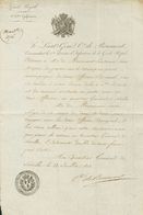 France. COVER. 1823. (12th Of July). Order Signed By The General Conde De Bourmont In The Headquarters Of Seville, To Tr - Other & Unclassified