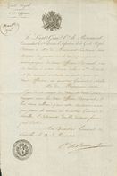 France. COVER. 1823. (12th Of July). Order Signed By The General Conde De Bourmont In The Headquarters Of Seville, To Tr - Otros & Sin Clasificación