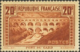 France. **Yv 262. 1929. 20 F Yellow Brown (Type IIB). VERY FINE.   Yvert 2014: 550 Euros -- Francia. **Yv 262. 1929. 20  - Sonstige & Ohne Zuordnung