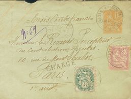 France, Postal Stationery. COVERYv 128, 111. 1903. 15 Cts Orange On Registered Postal Stationery Envelope SAINT BREVIN L - Other & Unclassified