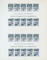 Monaco, Souvenir Sheet. **Yv 41a(2). 1988.  Souvenir Sheet, In Pairs And Without Cutting. VERY FINE AND RARE.   Yvert 20 - Altri & Non Classificati