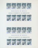 Monaco, Souvenir Sheet. **Yv 41a(2). 1988.  Souvenir Sheet, In Pairs And Without Cutting. VERY FINE AND RARE.   Yvert 20 - Andere & Zonder Classificatie