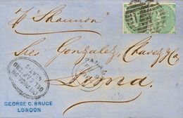 Great Britain. COVER. 1864. Set Of Nine Letters And A Cover From Great Britain Circulated Between 1864 And 1870, Six Add - ...-1840 Préphilatélie