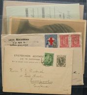 Greece. COVER. (1880ca). Interesting Set Of Letters, Cards And Postal Stationery Cards Of Greece, Circulated Between 188 - Sonstige & Ohne Zuordnung