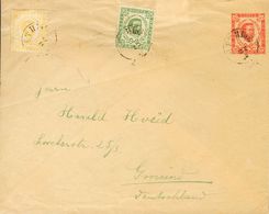 Montenegro, Postal Stationery. COVERYv 8A, 9A. (1889ca). 5 N Red On Stationey Card From CETTIGNE To GMUND (GERMANY), Wit - Sonstige & Ohne Zuordnung